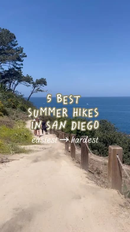 Five best summer hikes in San Diego