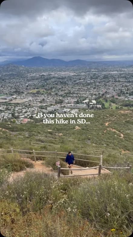 A San Diego hike with a view over the city
